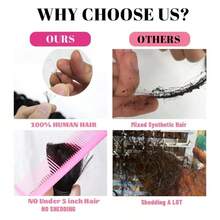 Braiding Hair Deep Wave Human Hair Bulk Deep Wave Human Braiding Hair 16 Inch Deep Wave Bulk Human Braiding Hair For Boho Braids Human Hair 45g Deep Wave Curly Human Hair - S2 - 查看 7