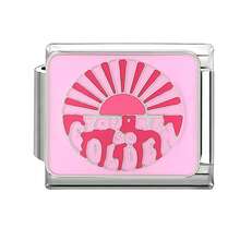 1 chiếc vòng tay ghép nối dạng mô-đun với họa tiết giọt dầu, gồm các hình trái tim, động vật, xe hơi, hoa, phù hợp với phong cách thành thị thường ngày, Giáng sinh & Halloween, tông màu mùa thu, địa phương, thiết thực & thời trang, phong cách Giáng sinh, thiết kế quyến rũ, trang sức thép không gỉ, trang trí Giáng sinh, phong cách công sở mùa thu, gợi ý trang phục dự tiệc, quà tặng Giáng sinh, trang trí nhà cửa Giáng sinh, phong cách đen thanh lịch, mùa hè cổ điển, trang phục duyên dáng. - M293887 - Xem 13