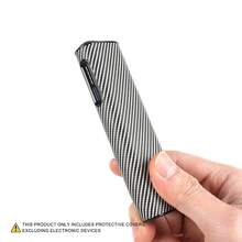 适用于 IQOS ILUMA I ON E / イルマi 的碳纤维纹理 PU 皮革和 PC 材质保护套，1 件装，经久耐用，防刮擦、防冲击，符合人体工学设计，握感舒适，是吸烟者的理想配件礼品，男女皆宜。 - 多色 - 查看 10
