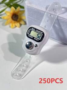 Mini Electronic Finger Counter/Ring-Shaped Manual Counter, Hand-Pressed People Flow Tally Counter, Random Color Tasbih, Compact & Cute, Easy To Use, Suitable For Knitting, Prayer Counting, Etc. - Multicolor - View 38