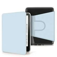 适用于 Kindle 2024/2022 第 11 代 6 英寸电子阅读器磁吸保护套 C2V2L3 RS23CV 亚克力保护壳，支持自动唤醒/睡眠功能，360° 旋转支架 - 彩色 - 查看 11