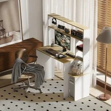 Home Office Desks - White - View 2