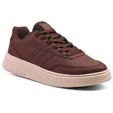 Men's Polo Elden Casual Street Sneakers, Original Comfortable And Durable Skate Shoes E2205 - 咖啡棕 - 查看 4