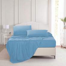 VENECIA Sheet Sets With Pillowcases - 天藍色 - 查看 3