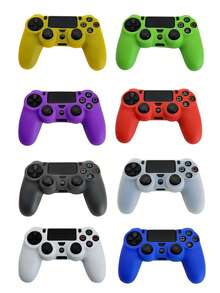 P4 游戏手柄保护套，硅胶材质，防尘防滑，单件装，P4 摇杆保护套，防刮耐磨，游戏配件 - 彩色 - 查看 2