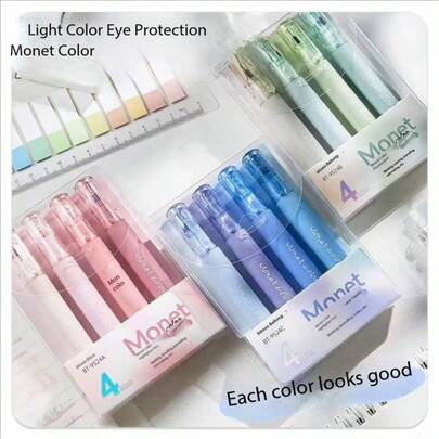 Highlighter Pens, Large Capacity, Color, Student Soft Color Markers, Eye-Protecting Fluorescent Pens, Highlighters