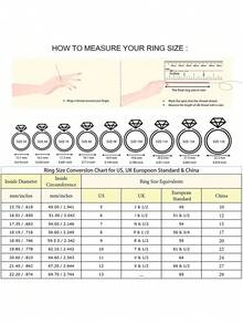 Nhẫn bạc 925 kiểu INS hình vuông, thích hợp đeo hàng ngày, có thể đeo chồng lên nhau, món quà lãng mạn ngày Valentine dành cho nữ. - Vàng - Xem 5