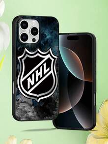 Classic  Shield Case Pattern Fashionable Men's And Women's Large Hole Anti Fall Phone Case Phone Case For IPhone 17/17PRO/17AIR/17PROMAX/16E/16/16PRO/16PLUS/16PROMAX/15/15PLUS/15PRO/15PROMAX/14/14PLUS/14PRO/14PROMAX/13/13PRO/13PROMAX/12/11( Internet Celebrity's Birthday Gift, Easter Gift, Valentine's Day Gift For Friends, Girlfriends, Boyfriends, Family) - Black - View 6