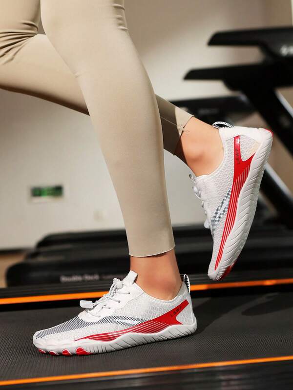 Women's Aqua Shoes, Barefoot Quick-Dry Beach Swim Shoes For Outdoor Water Sports, Fitness Gym Yoga Trainers, Multifunctional Flat Minimalist Five Finger Hiking Shoes, Jumping Rope Running Shoes