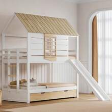 Bed Bases & Foundations - White+Natural - View 1