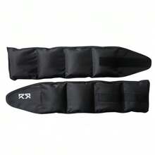 Pair Of 4kg Ankle Weights For Gym Training And Weightlifting - 黑色 - 查看 3