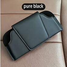 Clip ajustable para visera de sol del coche, apto para la visera del sol | Ajuste , disponible en varios colores (negro, marrón, gris) - Opción ideal para la decoración del interior del coche - Multicolor - Ver 13