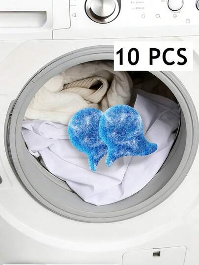 10pcs Reusable Pet Hair Remover Sponges - Washing Machine And Laundry Pet Hair Collector, Electricity-Free Pet Hair Collector For Dogs And Cats, Easy To Use, Ideal Gift For Pet Owners, Pet Hair Removal Sponges