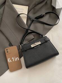 Women Top Handle Bags - Black - View 7