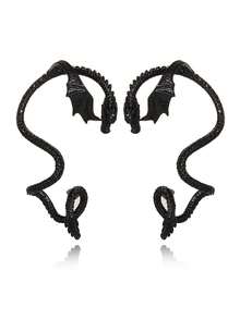 2 Stücke Bohemien Stil Gotisch Vintage Drachen Ohrringe - Einzigartiges Geschenk für Frauen, Elf Kostüm Accessoires und Cosplay Requisiten, perfekt für Partys, Maskeraden und den Alltag, ideales Geburtstagsgeschenk - Verschiedenfarbig - Übersicht 7