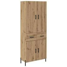 vidaXL Highboard Artisan-Eiche 69,5 X 34 X 180 Cm Holzwerkstoff - Màu vàng - Xem 2