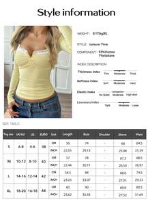 Sunny Girl Style Spring Girlfriend's Day Women's Long Sleeve Square Neck Top, Lace Collar Trim, Sweet Casual Minimalist Campus Style - Army Green - View 12