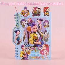 K-POP Demon Hunter 3-In-1 Notebook Set, Includes Charm, Stickers, Notebook, Student Back-To-School Gift, Gift Box, Birthday Gift - Multicolor - View 12