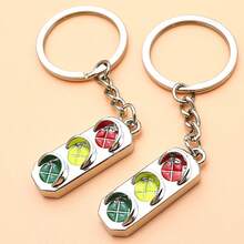 Traffic Light Keychain, Creative Keychain For Men And Women, Red And Green Light Keychain, Personalized Car Keychain, Safety Education Traffic Light Keychain Pendant - Multicolor - View 1