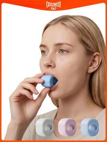 GOUNOD 1 pieza Entrenador portátil para la línea de la mandíbula, ejercitador facial, moldeador de cuello y ejercitador de papada apto para hombres y mujeres, equipo de entrenamiento de contorneado facial. - Multicolor - Ver 2