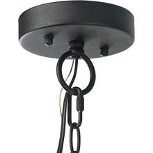 Luces colgantes para exteriores accesorio de porche en metal  pintado con obo de vidrio transparente burbujeado lámpara colgante para cenador entrada patio-003 - Rístico - Ver 8