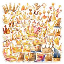 50张皇冠手形账户贴纸 - 适用于行李箱、吉他、笔记本电脑、iPad、电脑和手机壳的粘性贴纸 - 50PCS - 查看 9