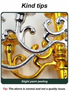 1pc/2pcs/3pcs/4pcs/5pcs Pink/Gold/Silver/Bronze/Khaki/Blue/Grey Plastic Candlestick Shaped (With Matching Candles) Bakery Cake Decorations, Vintage Birthday Candle Holder Decor, Baking Cake Candle Holder Decor, Viral Cake Stand Baking Accessories Suitable For Valentine's Day, Wedding Season, Back To School Season, Mother's Day, Holidays, Birthday Parties - Multicolor - View 12