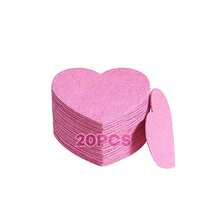 Compressed Cellulose Heart Shape Facial Sponges Natural Cosmetic Spa Sponges Reusable For Facial Cleansing Exfoliating - Coral Pink - View 19