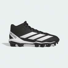 Adidas Adizero Impact.2 IE3992 Men's US 12 Black Molded Football Cleats ZOGG2161 - 黑色 - 查看 2