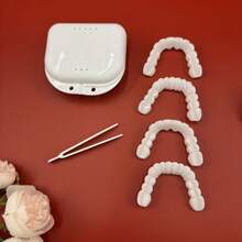 6/4 Adjustable White Braces Are Easy To Install And Clean, Suitable For All Seasons. They Come With Storage Boxes, Perfect For Decorating Teeth During Gatherings. Bracelets Are Parents' Favorite Gifts - Square Box M+N-1 - View 13