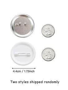 2026 New Fashionable Animal Shaped Brooch/Round Pin, Cartoon Style, Unisex, Suitable As Gift For Friends, Colleagues, Students, Fun Present - Multicolor - View 7