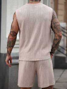 Verano    Regular    Cordón  Bolsillo  Botón delantero    Navideño  Halloween - Albaricoque - Ver 3