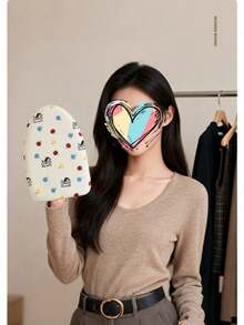 Dedicated Polyester Silver-Coated Ironing Board Cover, High Temperature Resistant And Non-Fading, Double-Layer Heat-Resistant Ironing Cloth Cover, Mini Patterned Handheld Ironing Board, Dual-Use Handheld Ironing Board For Iron And Garment Steamer - 112233 - View 13