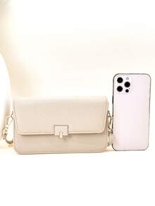 MINGYOU 新款迷你斜挎钱包 时尚刺绣 柔软双拉链 多功能大容量手机包 甜美可爱精致女士年轻学生斜挎包 适合购物约会 女士礼物 钱包 迷你钱包 手拿包 小钱包 Fairycore - 米色 - 查看 8