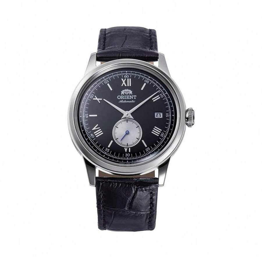 Đồng hồ Orient Best Collection Series, Bambino thế hệ thứ 7, kim giây nhỏ, đường kính 38.4mm, máy tự động/lên dây cót thủ công, chống nước 30M, thiết kế thanh lịch phù hợp đeo hàng ngày, quà tặng sinh nhật/kỷ niệm. - màu đen - Xem 1