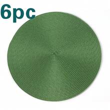 1/4/6 pièces Sets de table style bohème en PP, convient pour mariage, rassemblement campagnard, pique-nique, repas en extérieur, décoration de table pour anniversaire - Multicolore - Voir 34