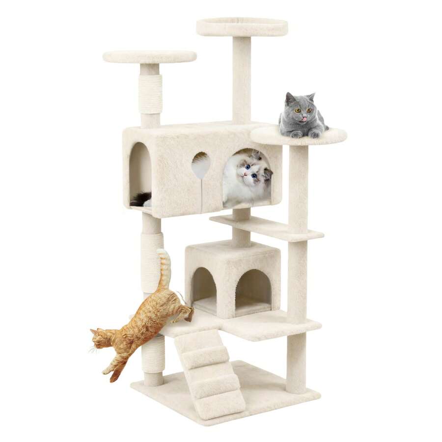 Cat Trees & Condos - Beige - View 1