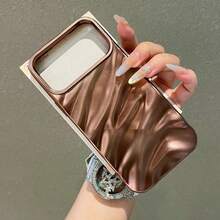 高级沙漠金3D波浪纹手机壳，兼容 17 Pro Max/17 Pro/17 Air/17/16 Pro Max/16/16 Pro/16 Plus/15/15 Pro Max/15 Pro/15 Plus/11/12/13/14 Pro Max/11 Pro/11 Pro Max/12 Pro/12 Pro Max/13 Pro/13 Pro Max/14 Pro/14 Pro Max/14 Plus，简约创意软壳 - 高級-沙漠金 - 查看 12