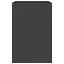 vidaXL Pflanzkübel Schwarz 52x48x75 Cm Stahl - A - Visualizzare 5
