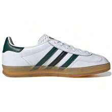 Adidas Originals Gazelle Indoor Beige Better Scarlet Casual Sneakers Women's JS1402 | Retro Heritage Style, Timeless Silhouette - 白色 - 查看 2
