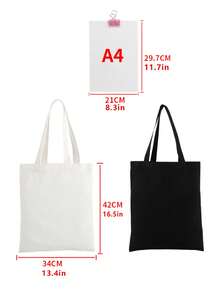 Bolsa de lona personalizável, bolsa de mão personalizada, imprima seus padrões favoritos, dobrável, grande capacidade e leve, moderna e multiuso, adequada para mulheres, mochila escolar/estudantil, presente ideal para mulheres, aplicável para atividades ao ar livre/passeios/viagens/caminhadas/esportes/escaladas, negócios/trabalho/escritório/deslocamento diário, viagens - Multicolorido - Ver 5