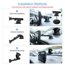 7 Inch Protable Apple Carplay Car Screen, Wireless Android Auto Dash Mount, Car GPS Navigation System With Mirror Link/Bluetooth/FM Transmitter/USB + 12LED Backup Camera - A - 查看 4