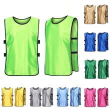 Chaleco dorado, azul lago verde, azul claro, balón de fútbol de entrenamiento regular, entrenamiento de primavera/verano, vacaciones, otoño/invierno - Multicolor - Ver 1