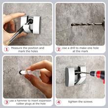 4 Pcs Folding Hideaway Coat Hooks Heavy Duty Wall Towel Hooks For Bathrooms Retractable Coat Space Aluminum Wall Hanging Holder For Closet Scarf Hat Robe Key Purse Bag(Silver) - Bạc - Xem 7