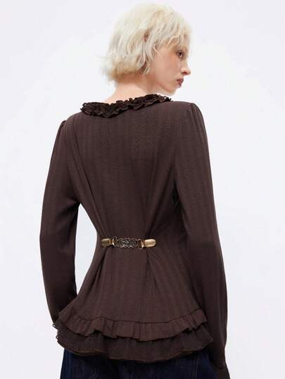 3pcs Flower Decor Waist Buckle, Flower Sweater Clip, Shawl Clip, Scarf Clip