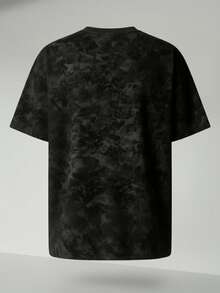 Áo thun nam tay ngắn in chữ thời trang GRDR, thích hợp cho các bữa tiệc, mua sắm và các hoạt động ngoài trời mùa hè. - Màu xám đen - Xem 2