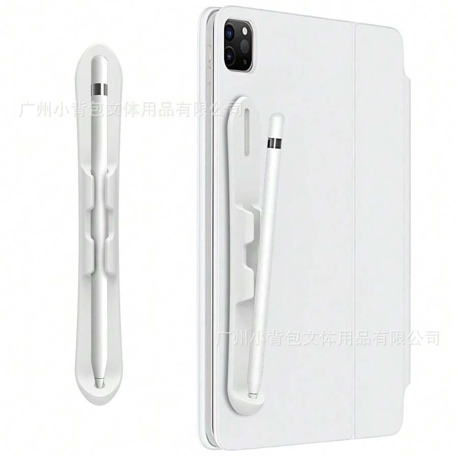 适用于 Apple Pencil 第一代/第二代的硅胶笔套，带笔槽，强力粘胶 iPad 手写笔配件 - 彩色 - 查看 1
