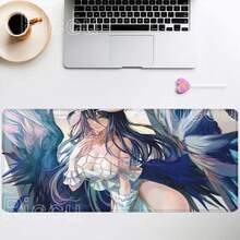 Albedo Overlord Large Mouse Pad Anime Sexy Girl  Gamer Game Keyboard Mousepad Computer Office Desk Accessories Desk Mat - 反照率 11 - 查看 13