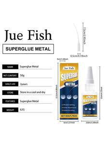 Metal Adhesive, Waterproof Household Metal Glue For Wood, Metal, Plastic - A - View 10