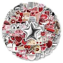 100pcs Y2K Aesthetic Stickers, Including Downtown Style, Black & White Style, Retro Style, Graffiti Style, Made Of Waterproof Vinyl Material, Suitable For Water Bottles, Laptops, Phones, Skateboards, Scrapbooks, Diaries, Great Gift Item. - C - View 3